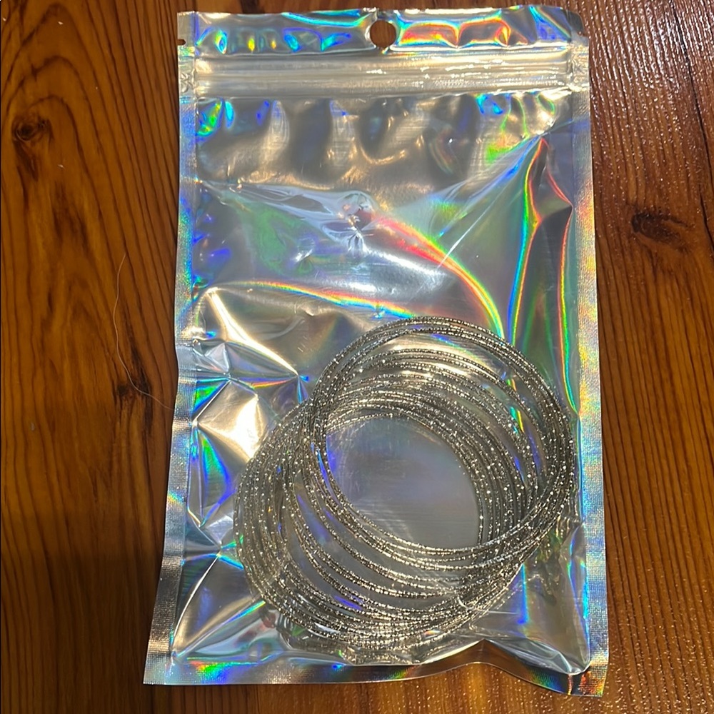 Elegant Silver Bracelet Set